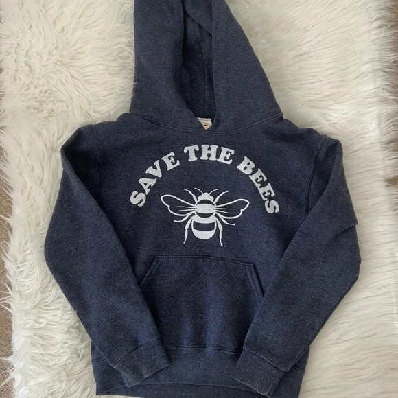 Save the bees blue sweatshirt small - Picture 1 of 8